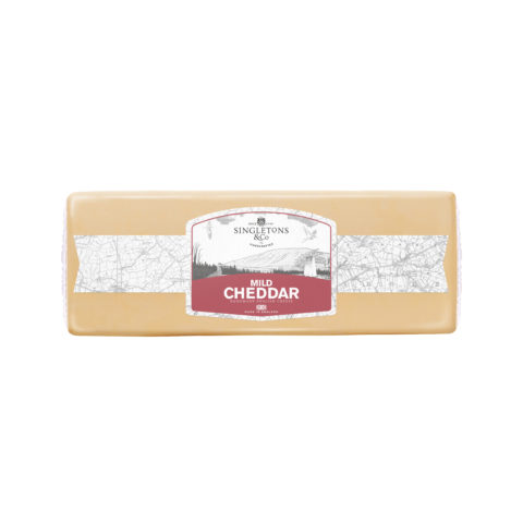 Singletons Mild hvid cheddar
